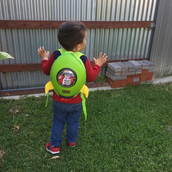 green rocket 🚀 backpack - Picture 2 of 4